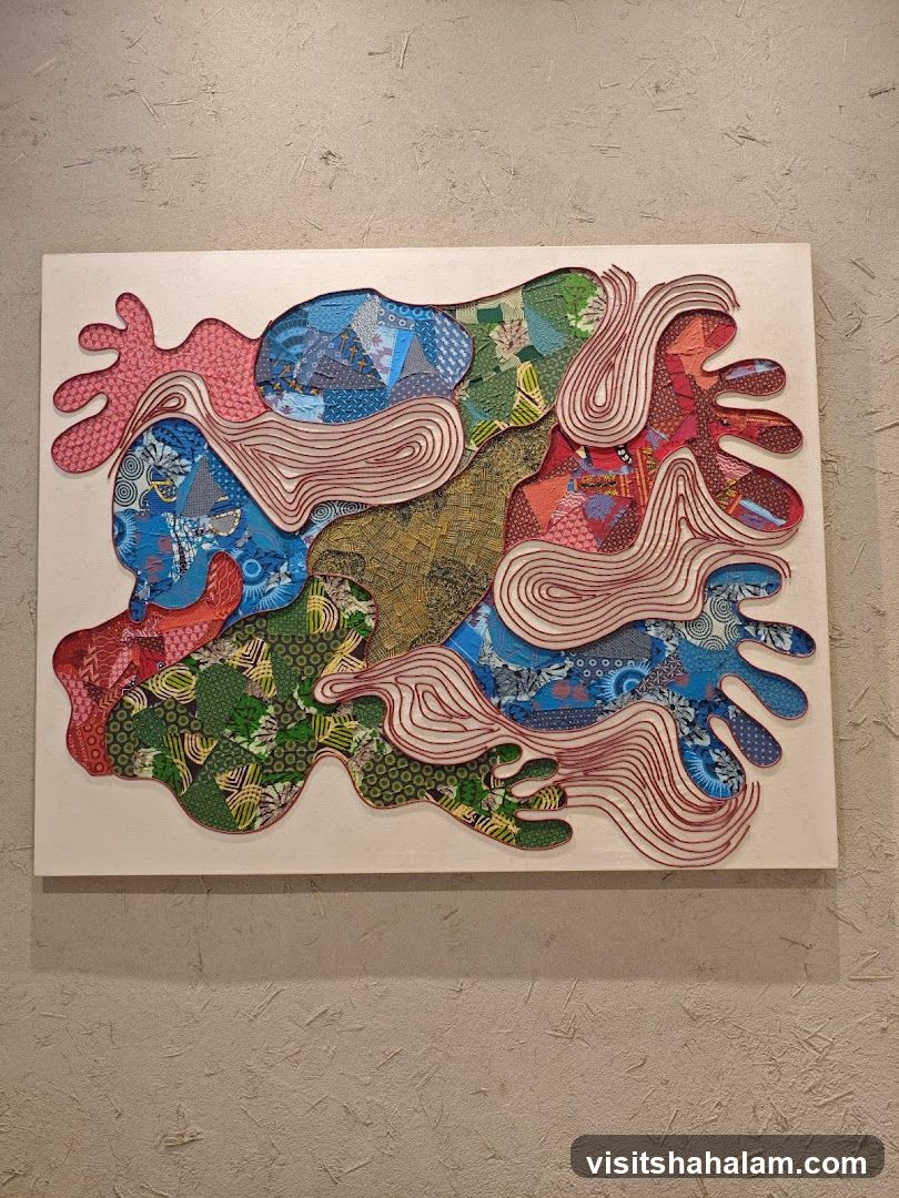 Abstract Textile Collage