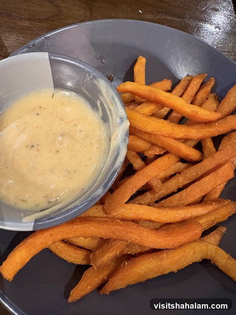 Sweet Potato Fries with Dip