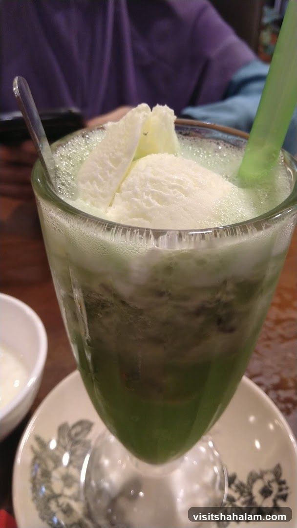 Green Ice Cream Float