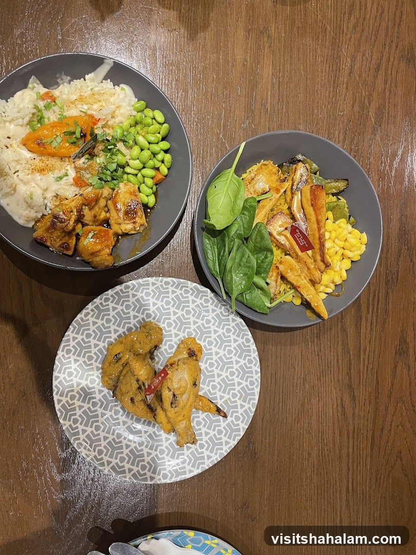 Three Bowls of Food
