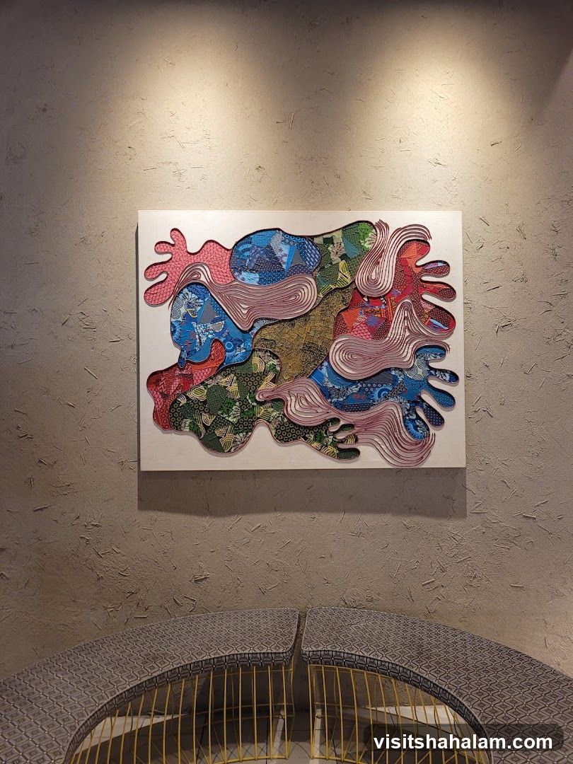 Abstract Artwork and Seating