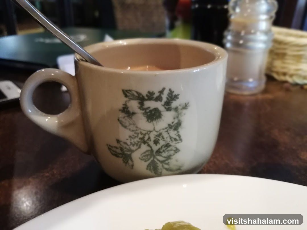 Cup with floral design
