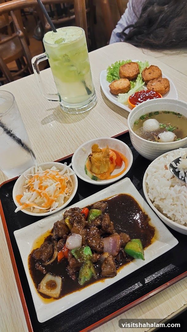 Meal with Beef and Sides