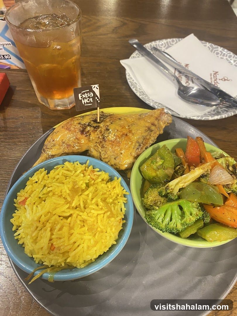 Chicken Meal with Rice and Vegetables