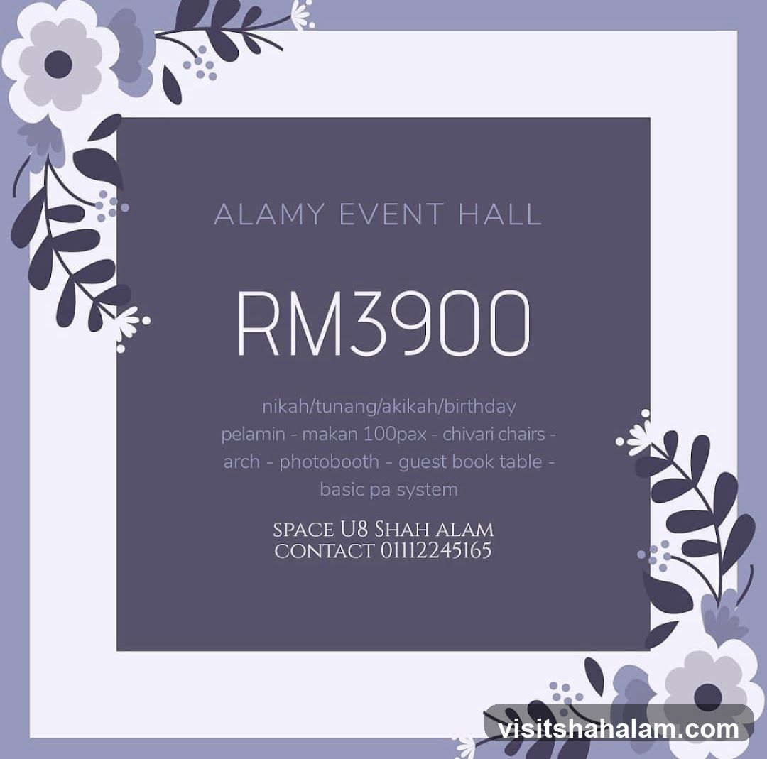Alamy Event Hall Package