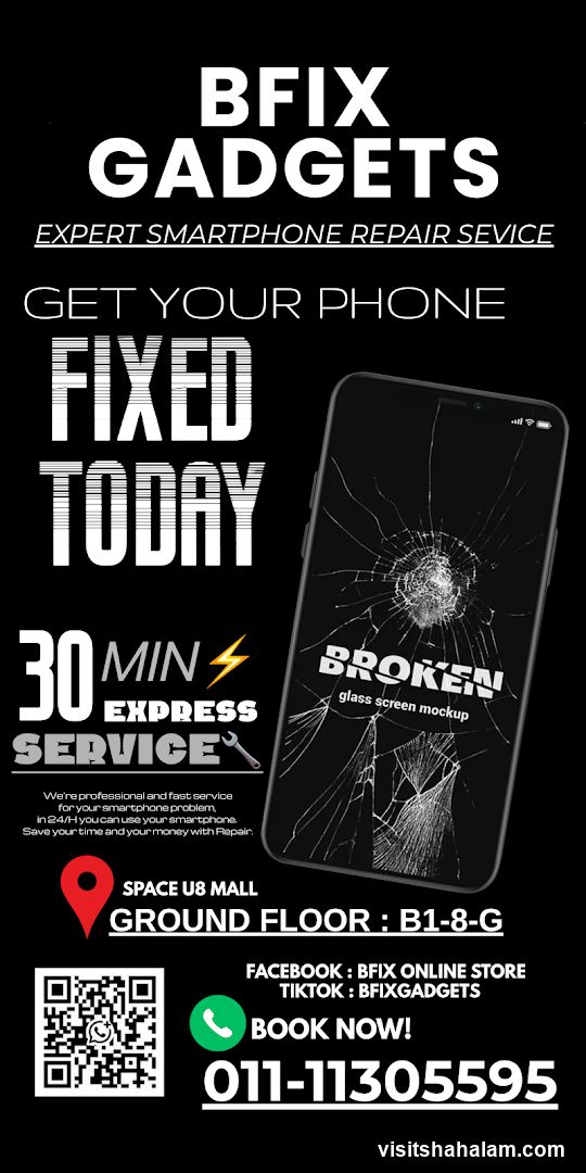 BFIX Gadgets Smartphone Repair Advertisement