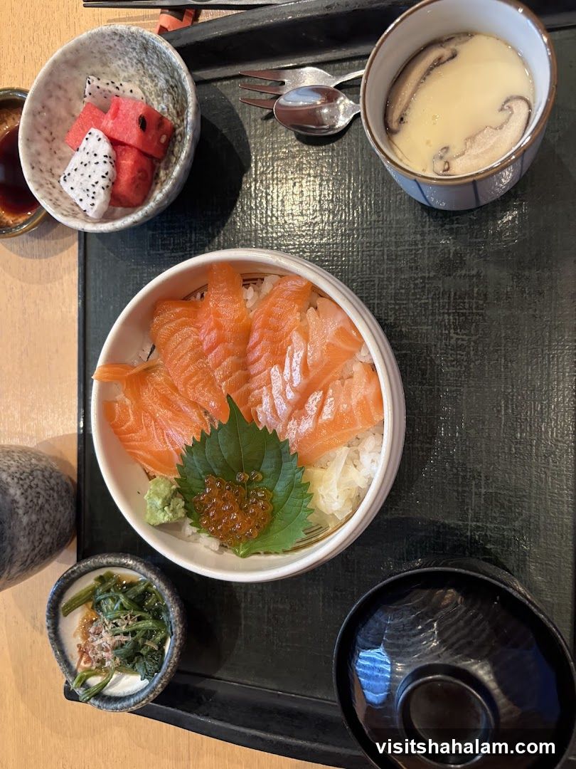 Salmon Donburi Set