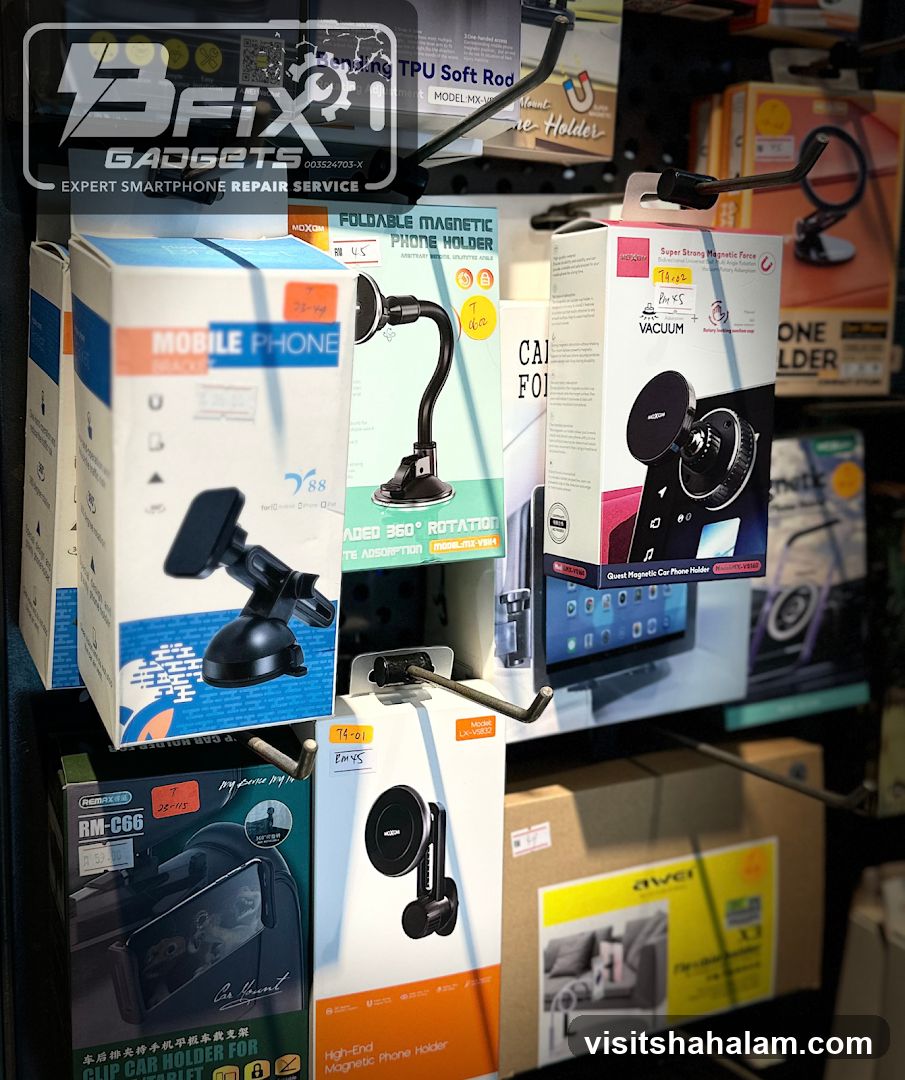 Mobile Phone Holders Display
