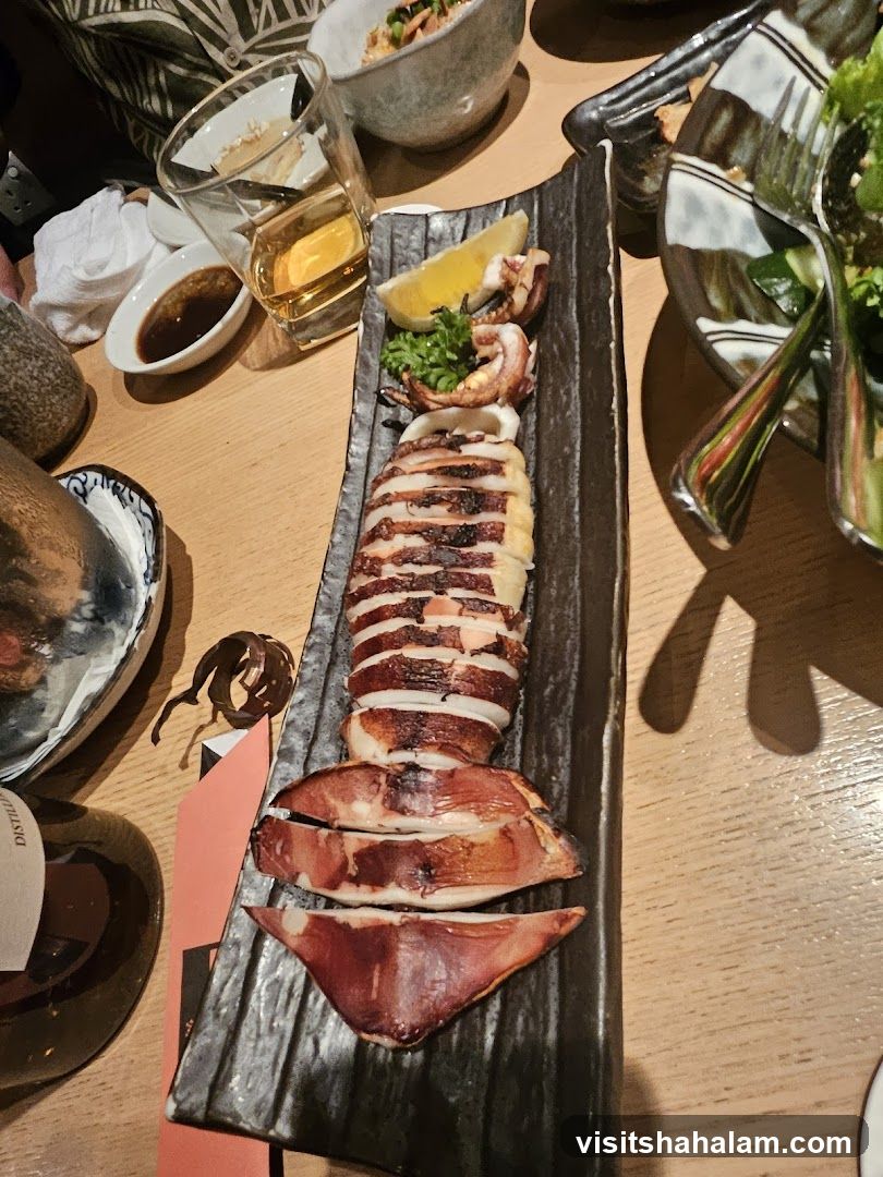 Grilled Squid Platter
