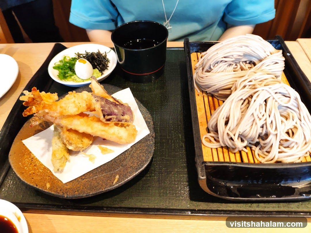 Soba Noodles with Tempura