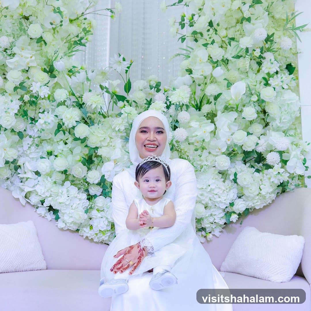 Mother and Child Posing for Photo