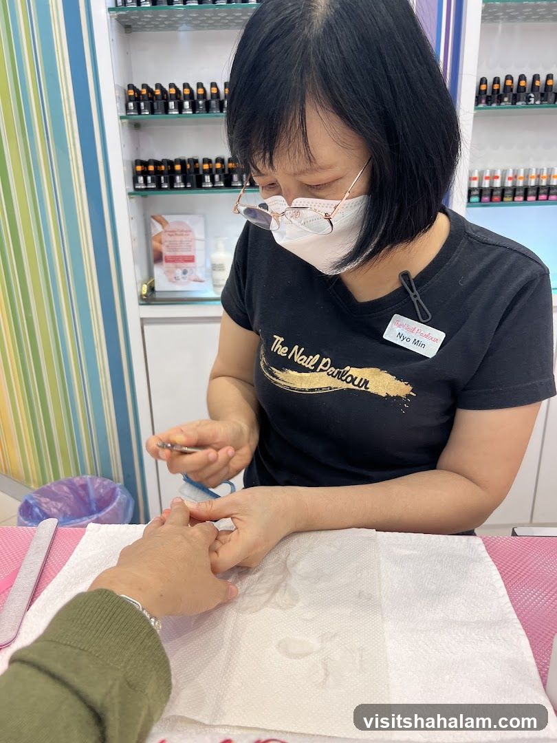 Nail Technician Working