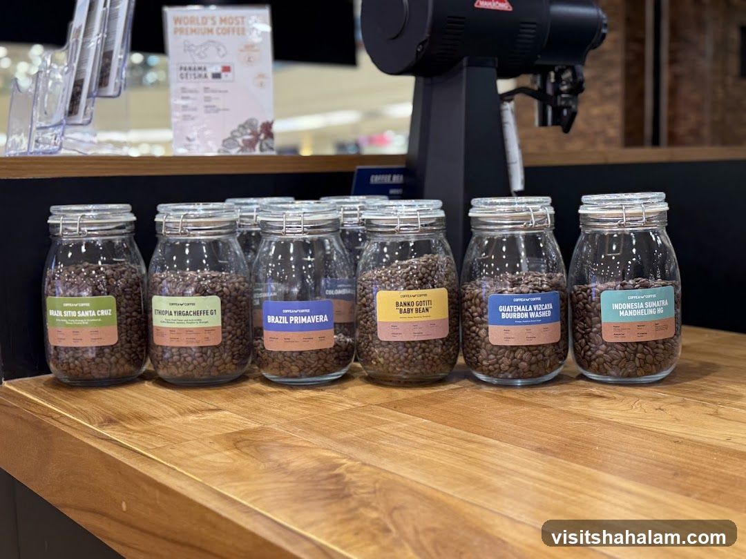 Coffee Beans Display
