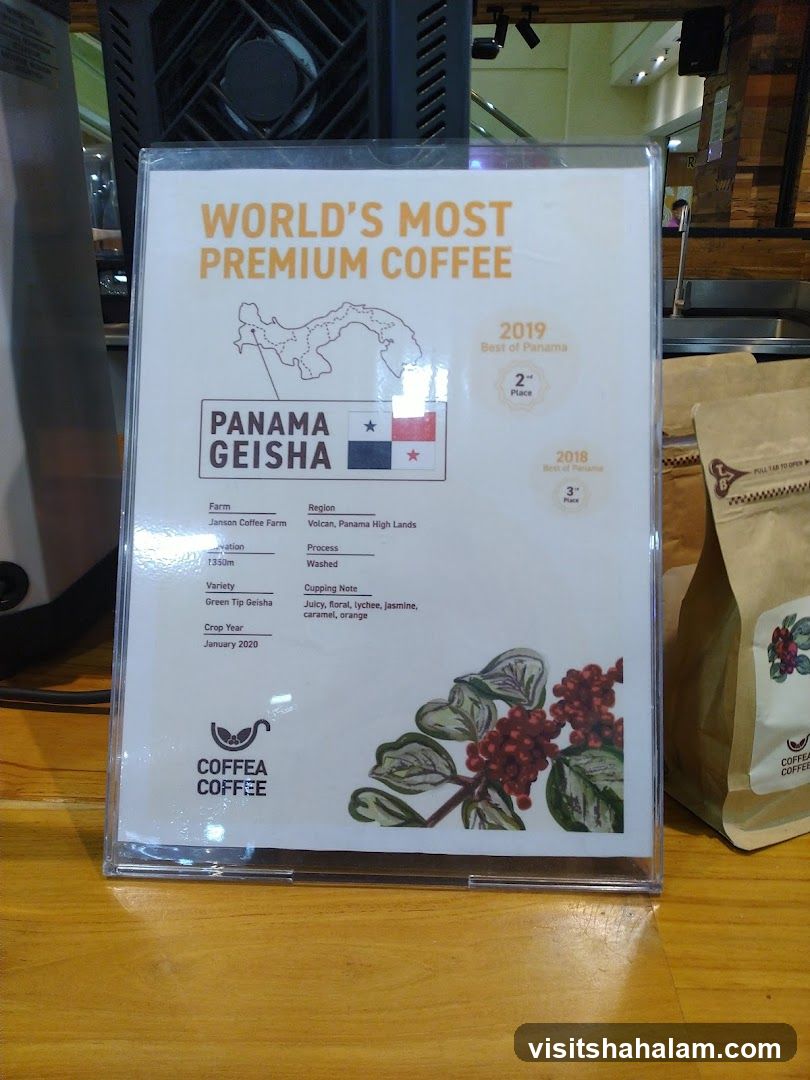 Panama Geisha Coffee Information