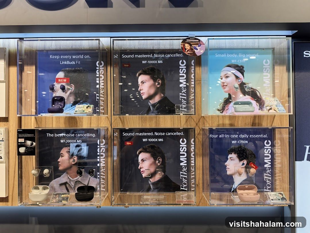 Sony Earbud Display