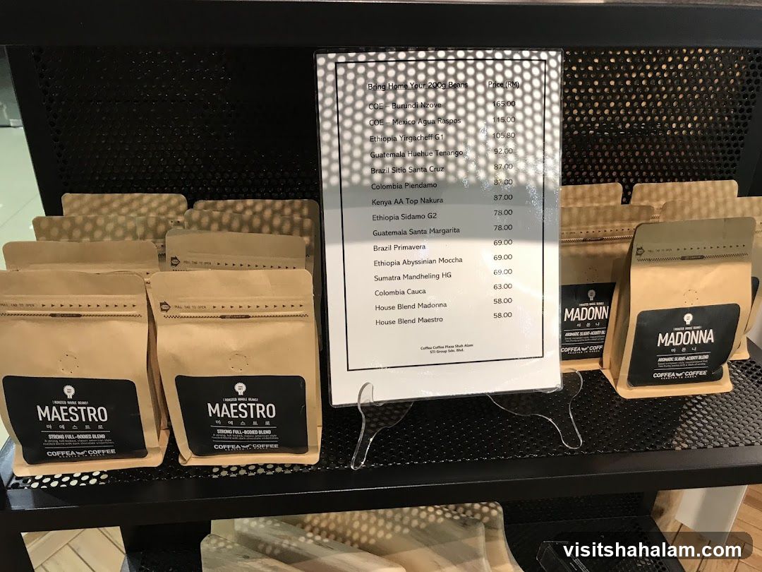 Coffee Beans Display