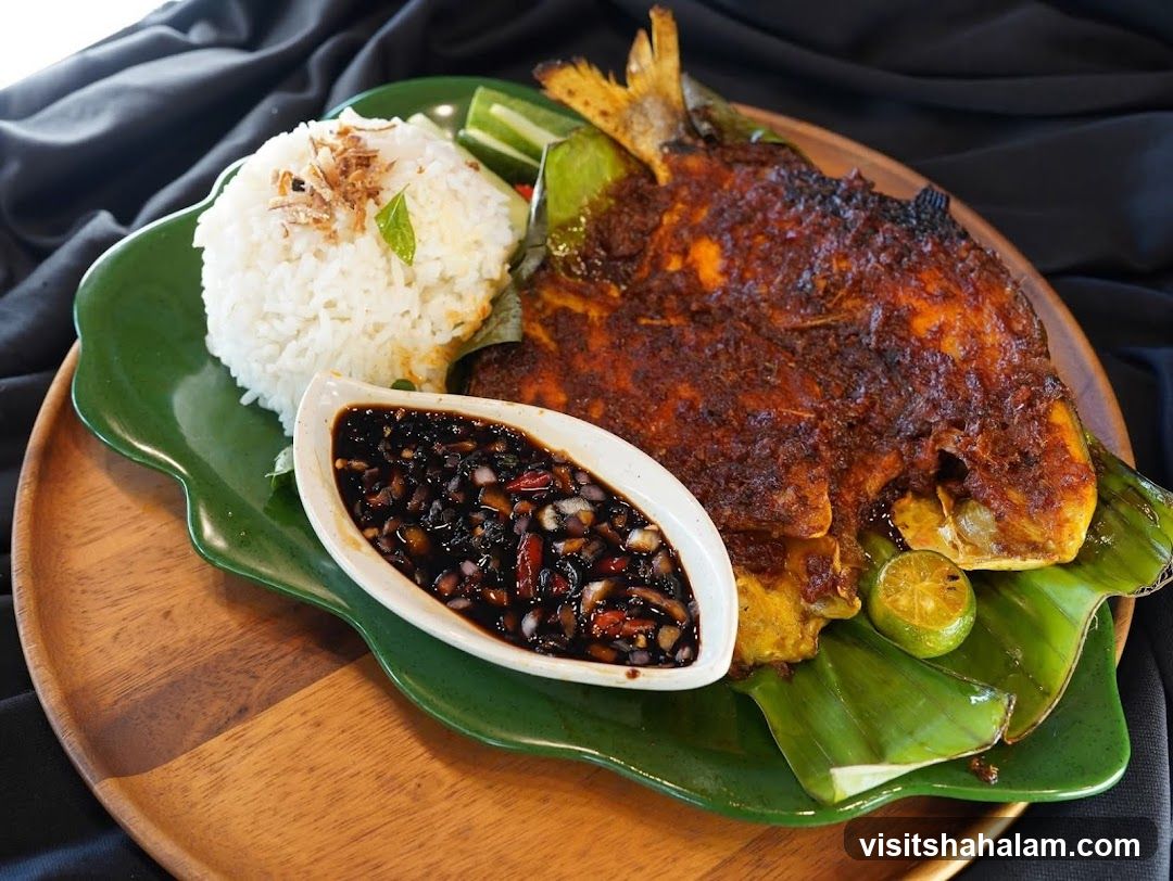 Grilled Fish with Rice