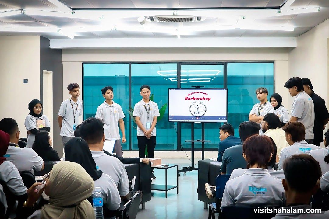 Presentation about a barbershop