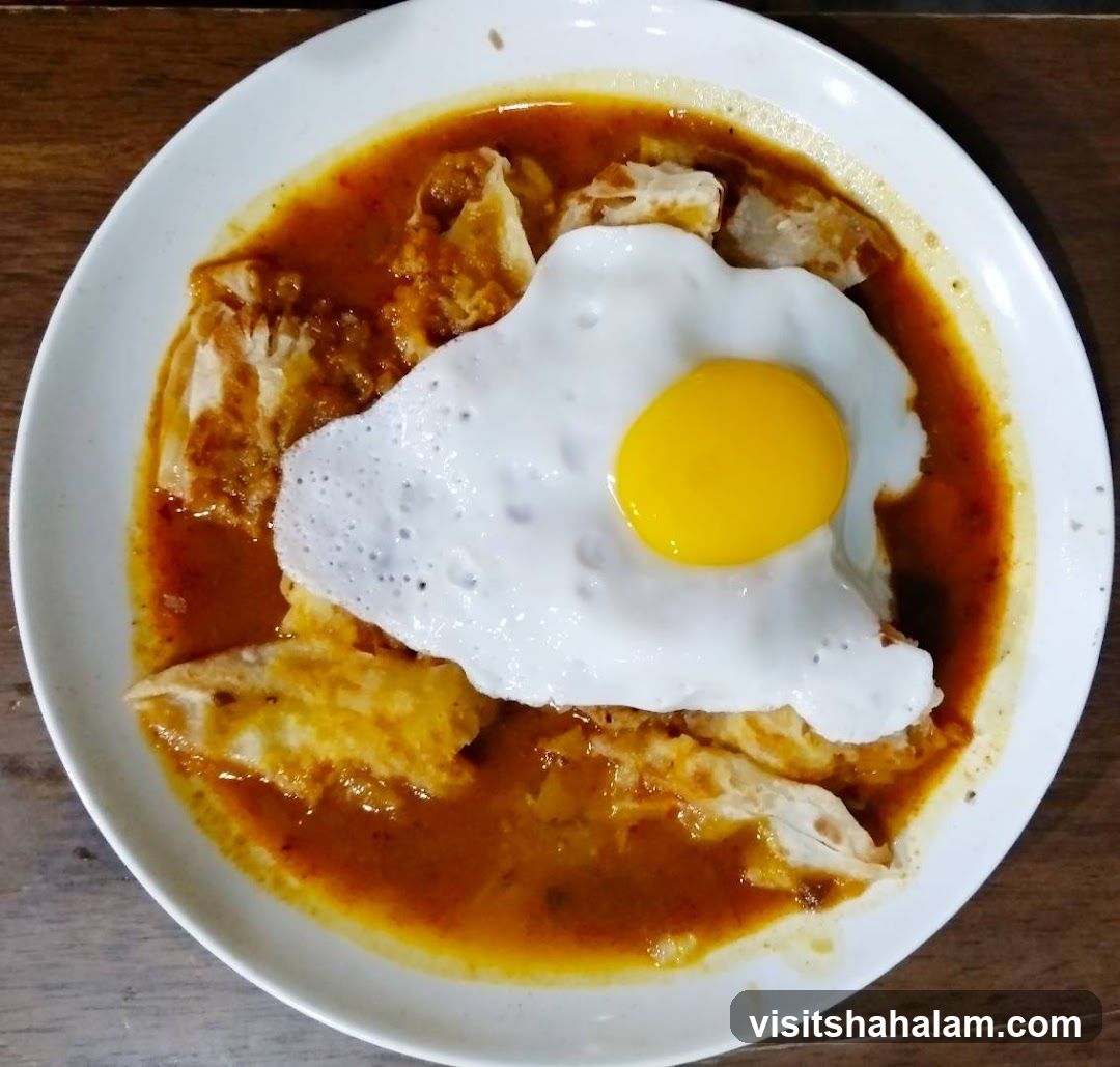 Roti Canai with Egg
