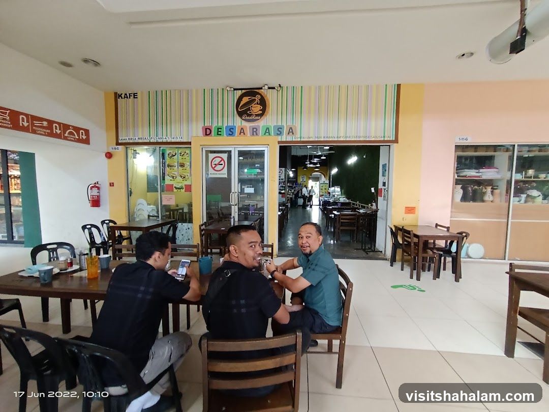 Restaurant Interior with Diners