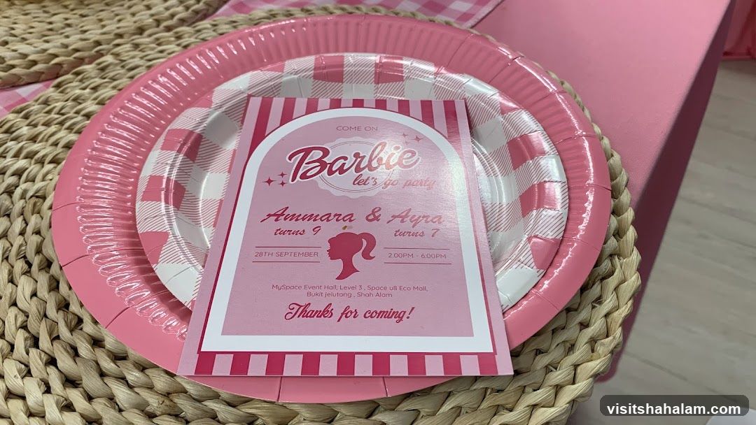 Barbie Birthday Party Invitation