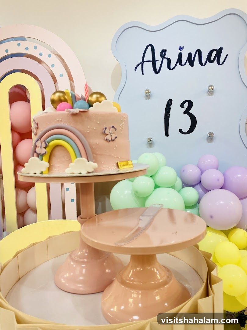 Birthday Cake Display