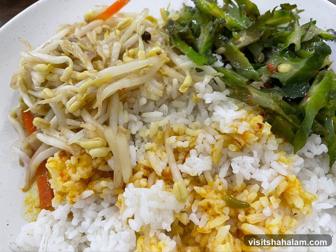 Rice with Stir-fried Vegetables