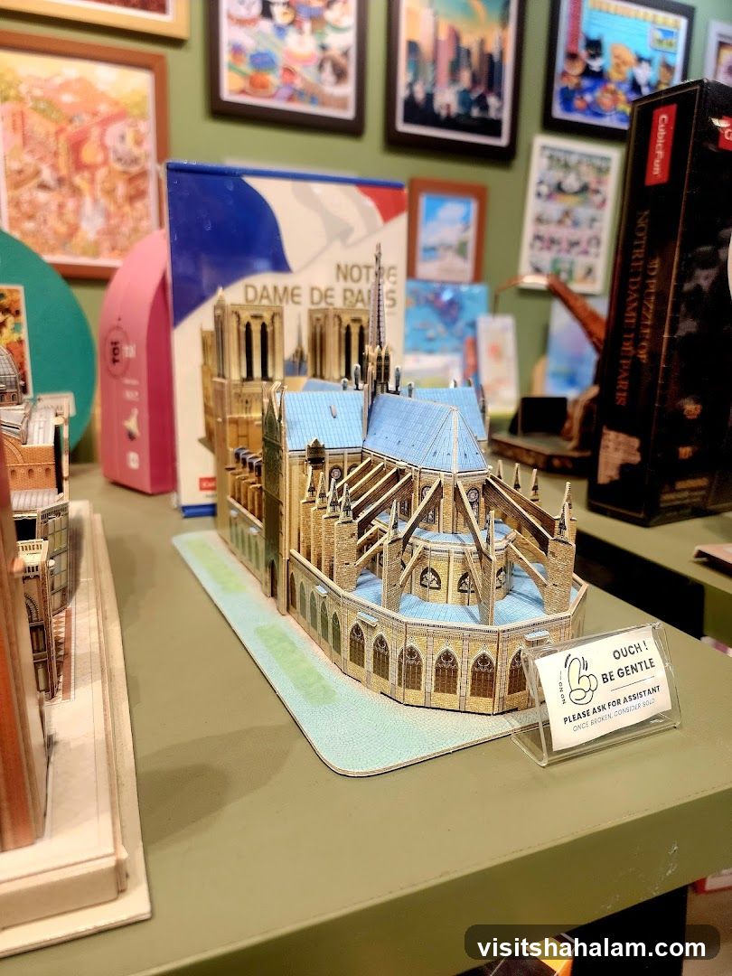 Notre Dame 3D Puzzle Display