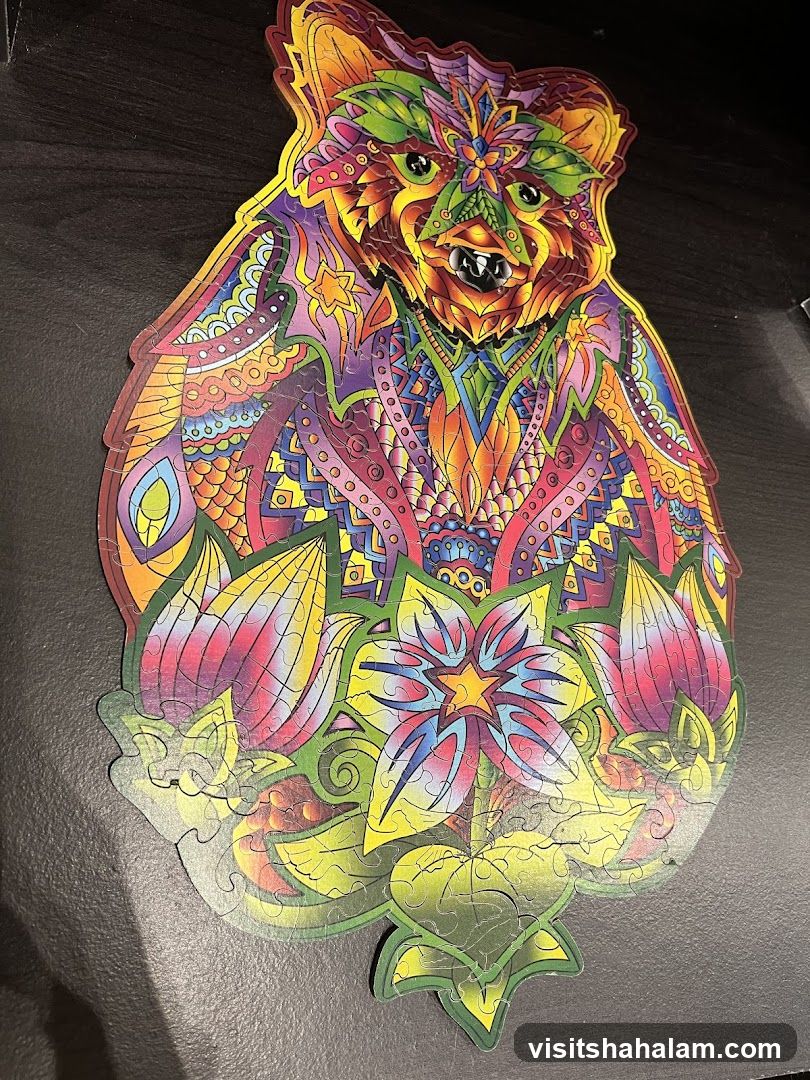 Psychedelic Bear Puzzle