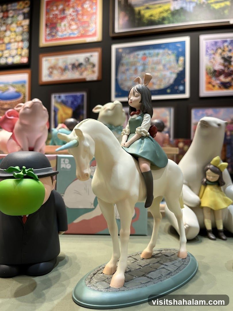 Figurines on Display