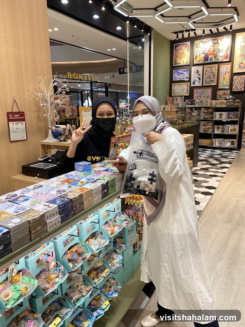 Two women in a store