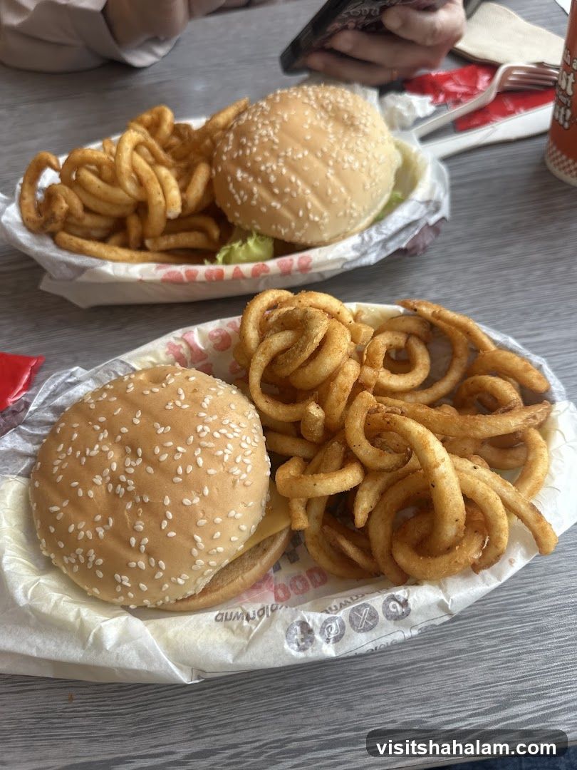 Burgers and Curly Fries