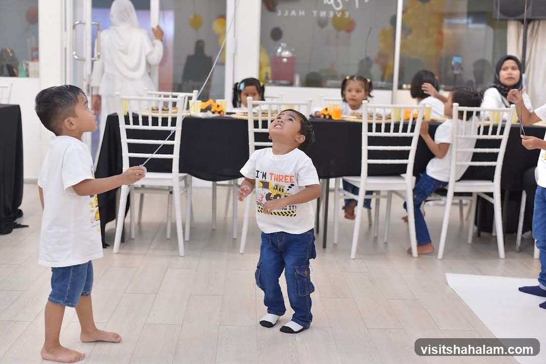 Children at a birthday party