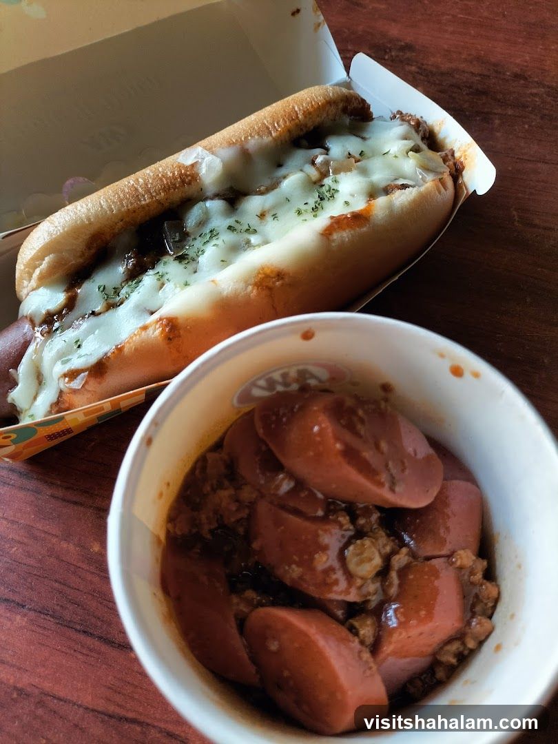 Chili Cheese Hot Dog and Chili Cheese Sausage Bites