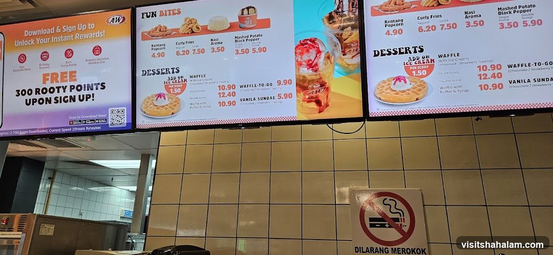 A&W Menu