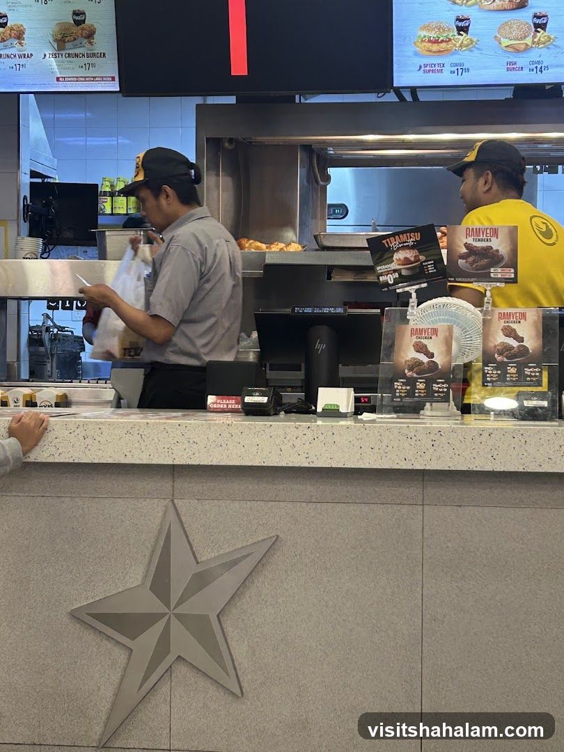 Fast Food Counter