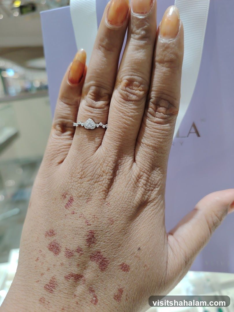 Diamond Ring on Hand