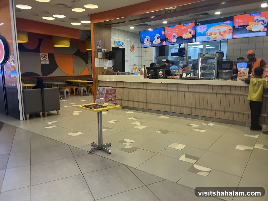Fast Food Restaurant Counter