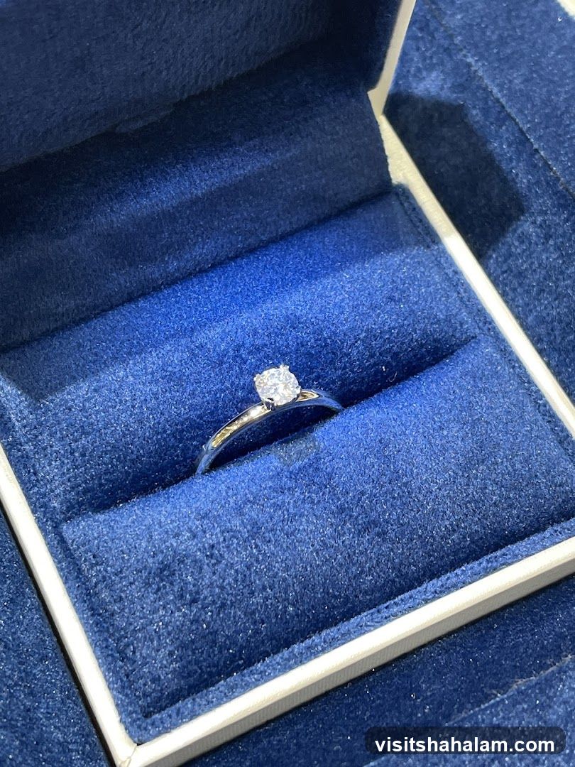 Diamond Ring in a Blue Box