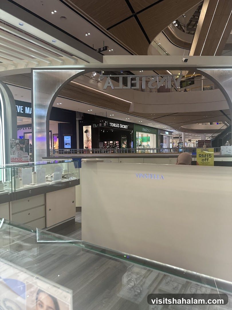 Jewelry store counter