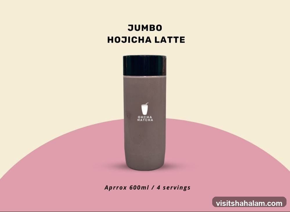 Jumbo Hojicha Latte