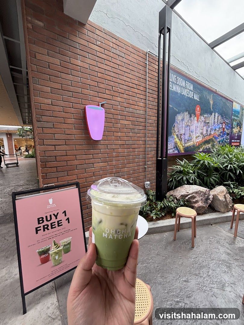 Matcha Drink Promotion