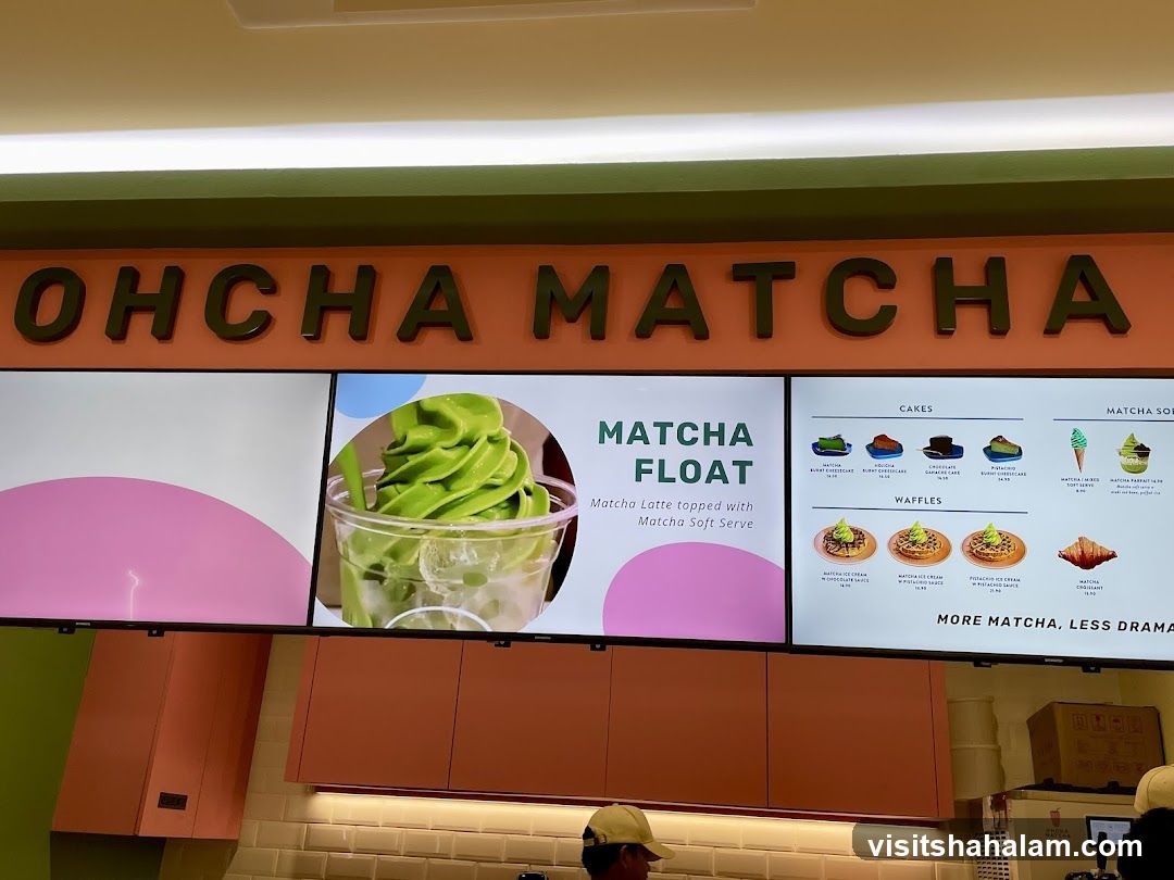 Ohcha Matcha Menu