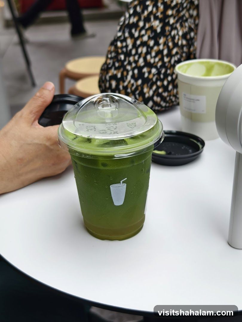 Iced Matcha Latte