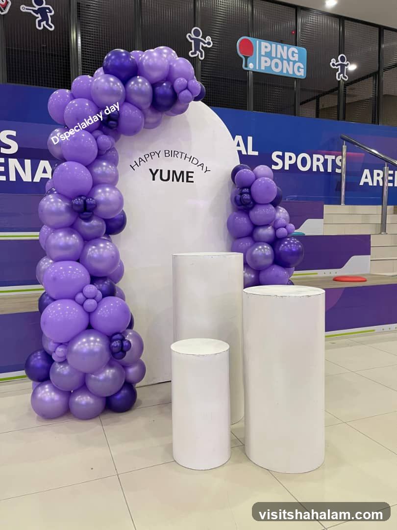Birthday Decoration at Sports Arena