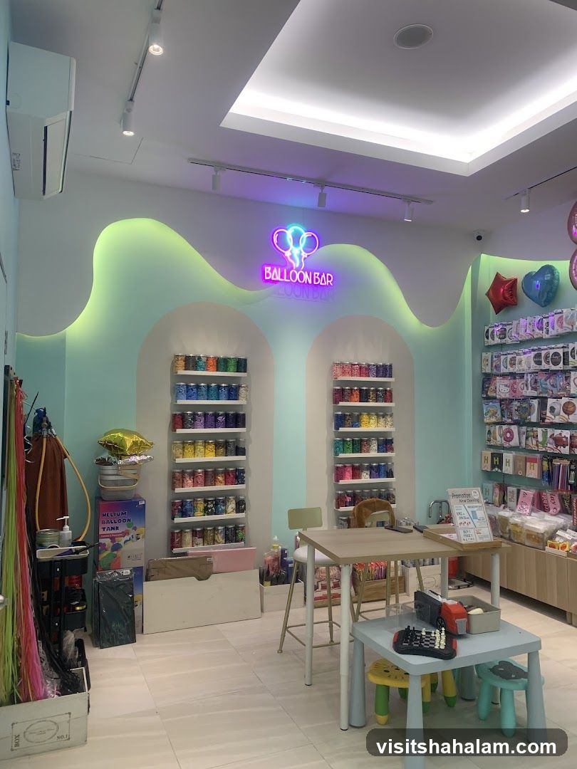 Balloon Store Interior