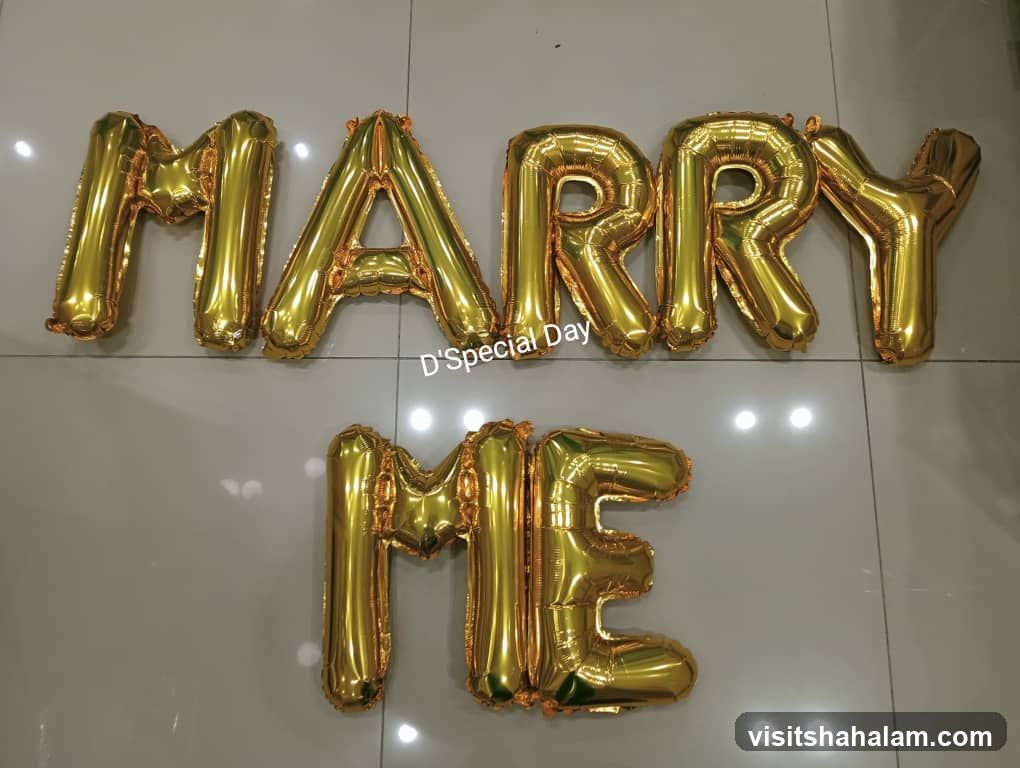 Marry Me Balloons