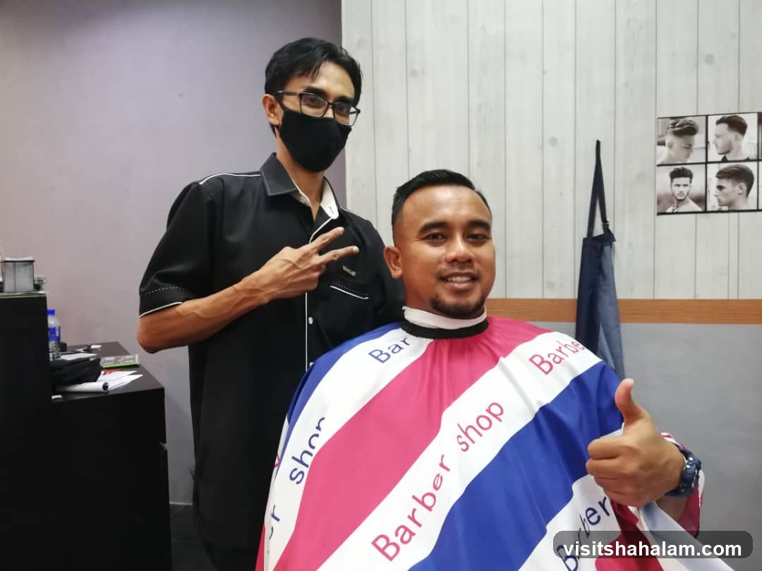 Barber and Client