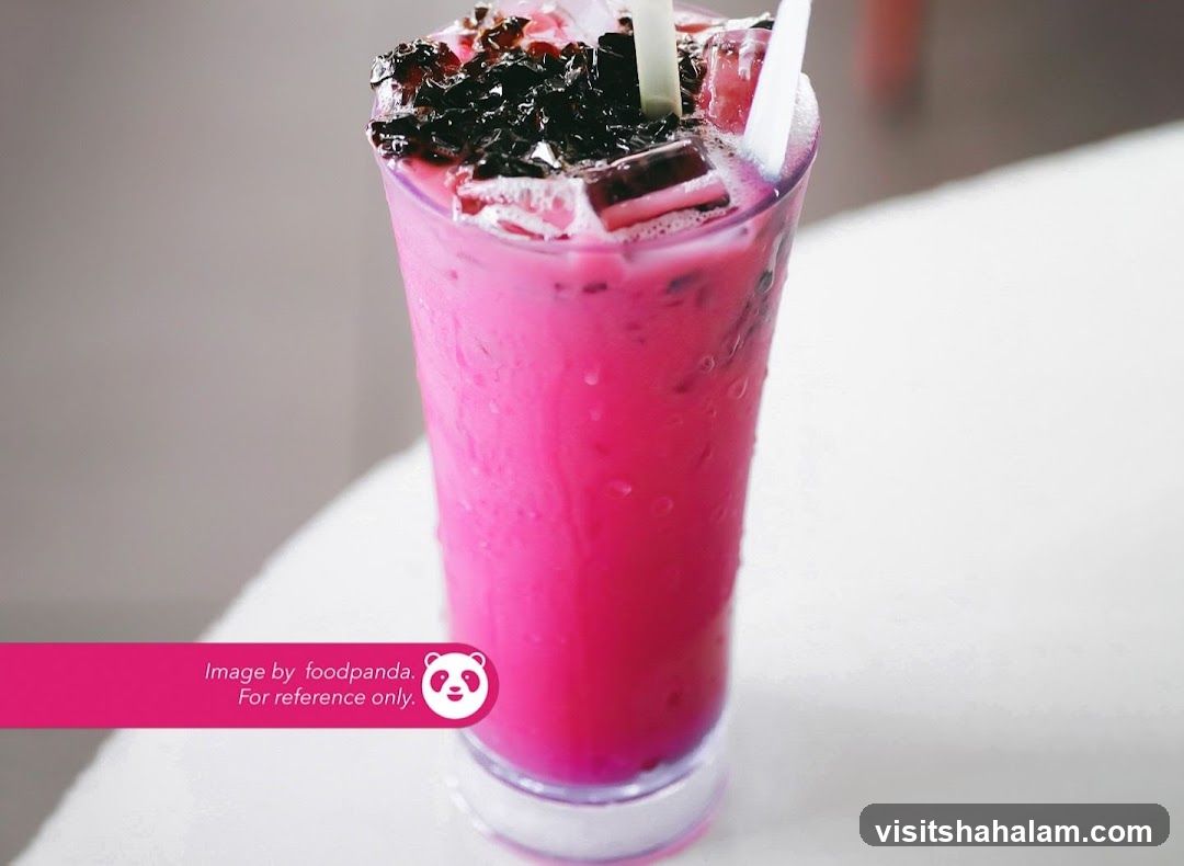 Pink Drink with Toppings