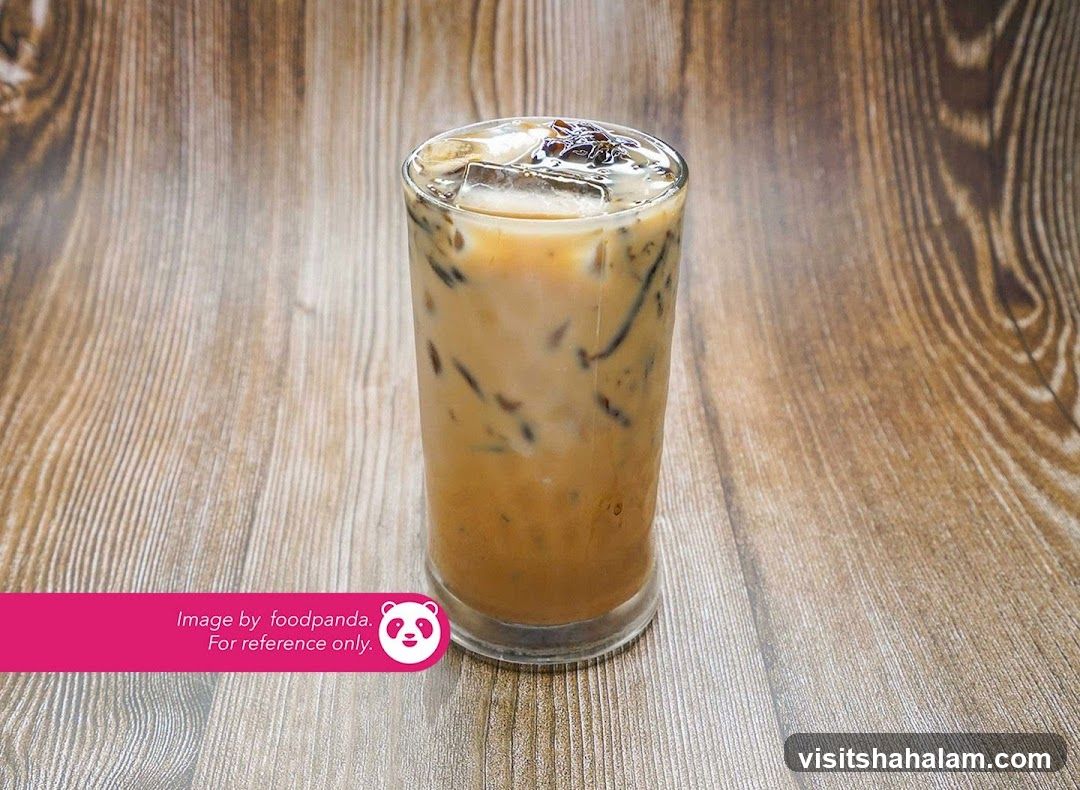 Iced Coffee with Grass Jelly